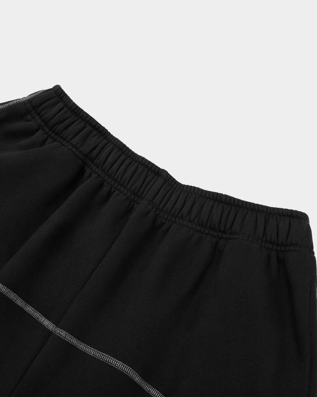 Kaleb A. Bearden Blakely Contrast Sweatpant featuring black and white color blocking and comfortable fit.