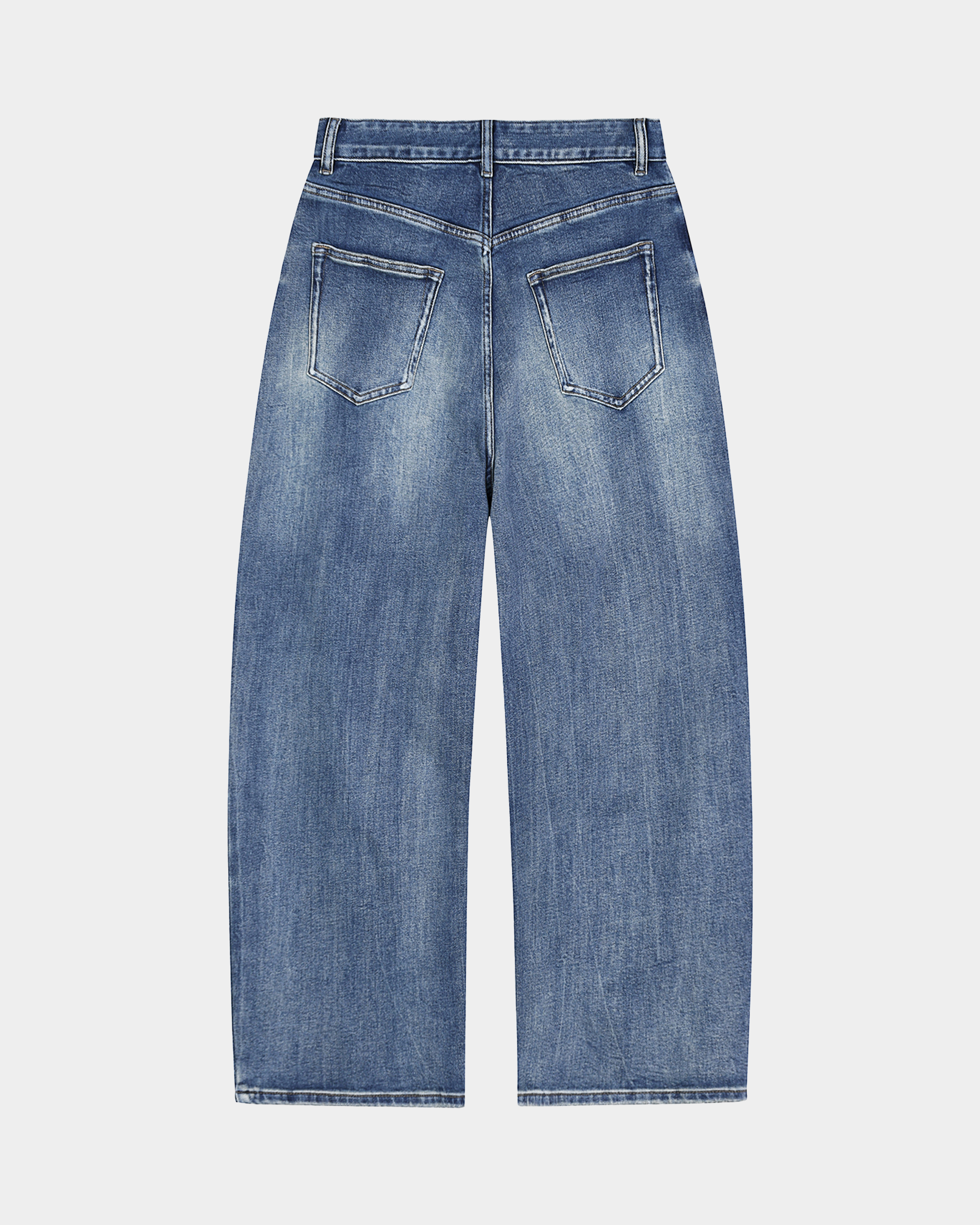 Vintage workwear jeans by Kaleb A. Bearden featuring classic denim fabric and a rugged, durable design.