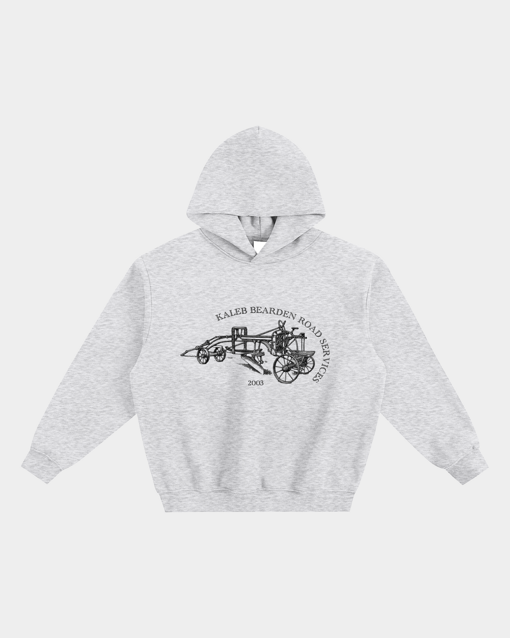 Kaleb Bearden KAB fleece graphic hoodie with soft fabric, featuring bold graphic print on the front, casual and comfortable fit.
