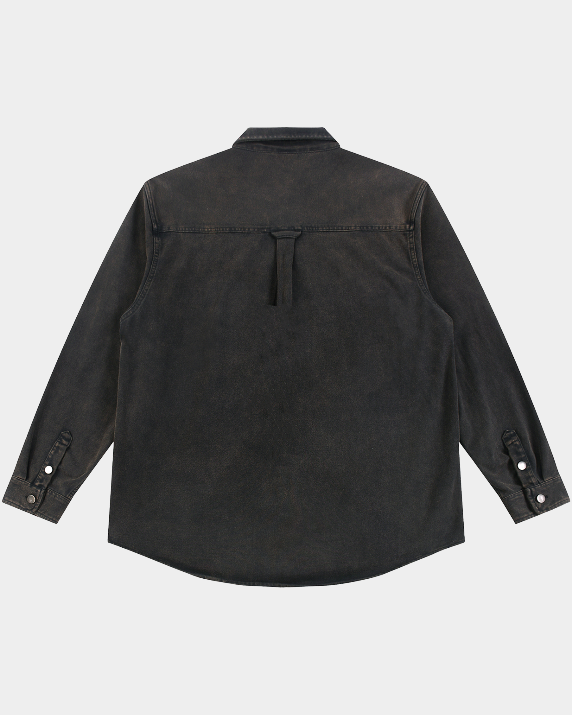 *Old Monogram Washed Denim Overshirt