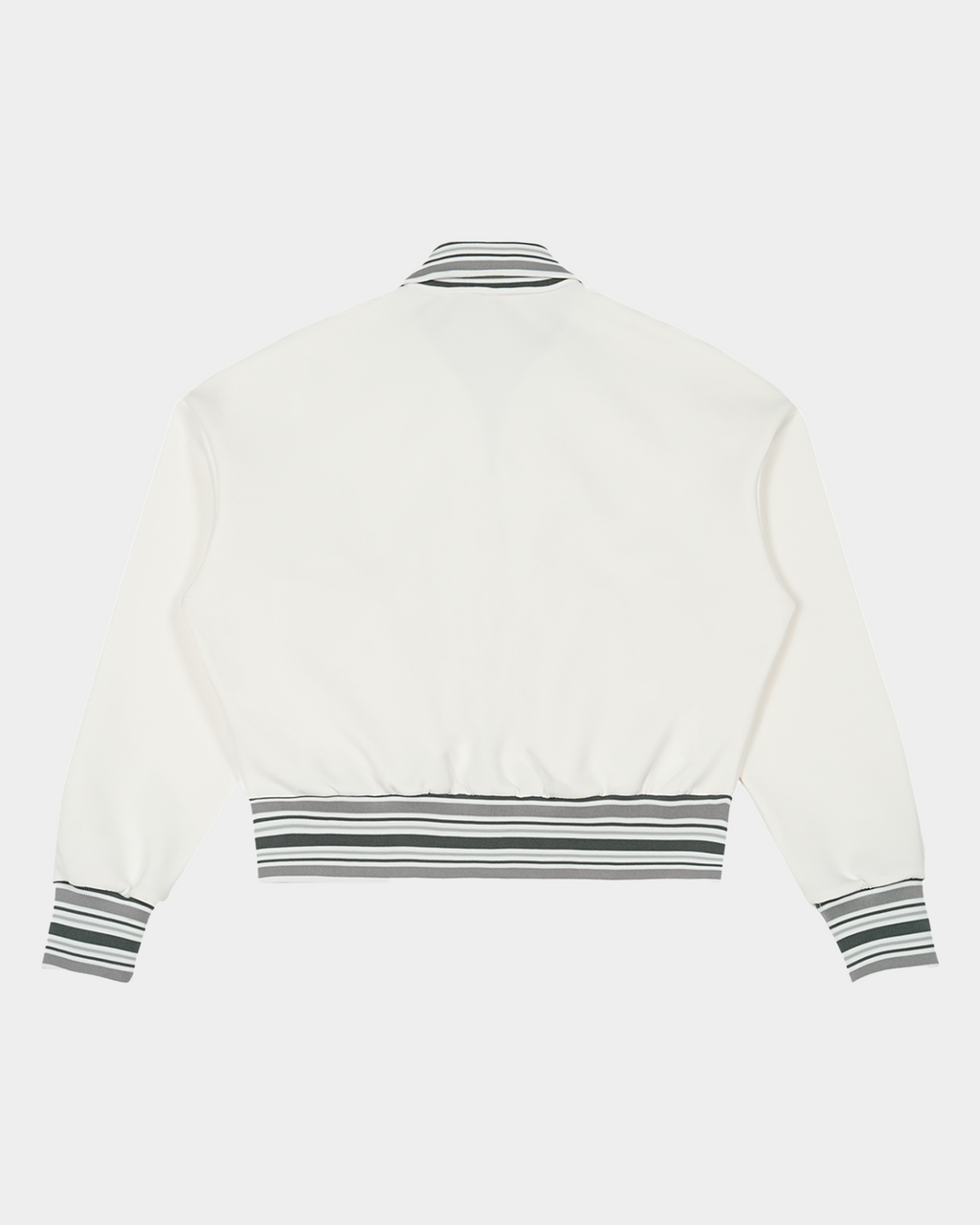 Black Kaleb A. Bearden Signature Track Jacket shown from a side angle, featuring a sleek design and sporty fit.