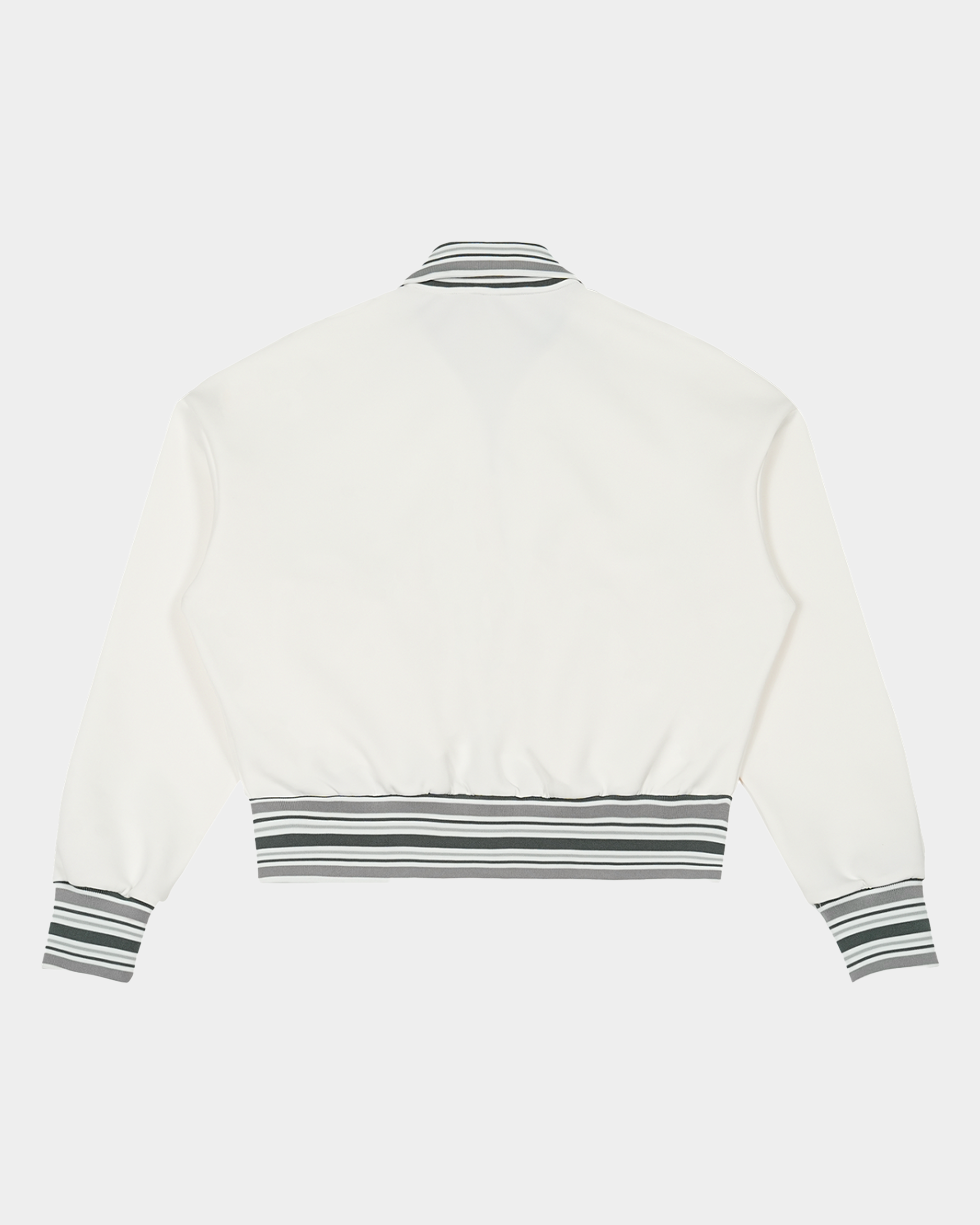 Black Kaleb A. Bearden Signature Track Jacket shown from a side angle, featuring a sleek design and sporty fit.
